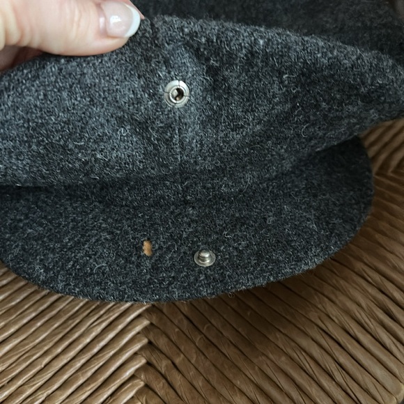 Stetson gray wool cap size medium - Picture 4 of 5
